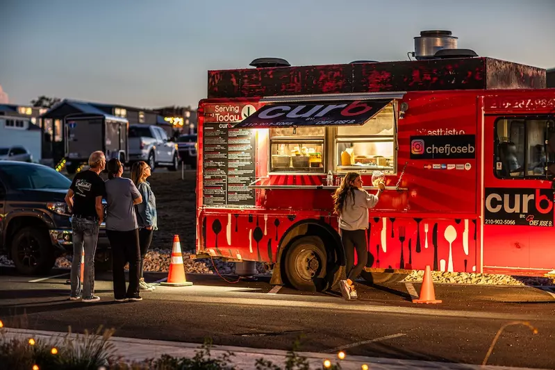 food truck at firefly resort